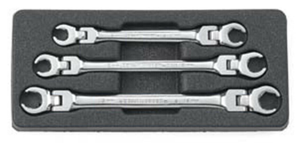 GEARWRENCH 3 Piece MM Flex Flare Nut Set KD81915