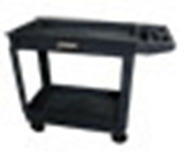 SUNEX TOOL Standard Plastic Utility Cart- Black SU8034