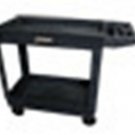 SUNEX TOOL Standard Plastic Utility Cart- Black SU8034