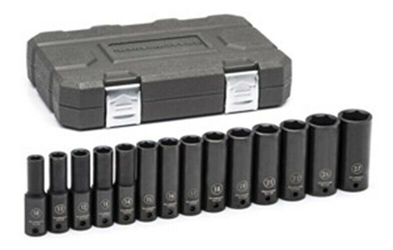 GEARWRENCH 14 Pc. 1/2" 6 pt Metric DeepSet KD84955N