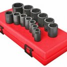 SUNEX TOOL 13 Piece 1/2" Drive 6 PointStandard SAE Impact Socket Set SU2650