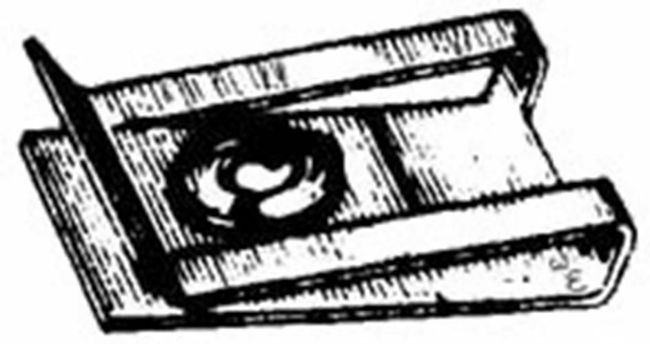 W & E SALES CO "U"TYPE CLIP NUT-LONG THROAT WE2255