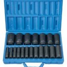 GREY PNEUMATIC 1/2" Drive 19 Piece DeepLength Fractional Master Set GY1319D