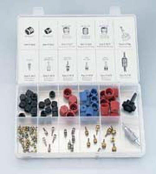 FJC INC. R12 & R134A CAP/VALVE SET FJ2663