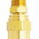 MILTON 1/4NPT Male Reusable BrassHose End MI615S