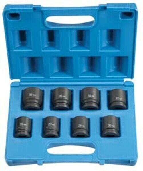 GREY PNEUMATIC 3/4" Drive 8 Piece StandardMetric Set GY8134M