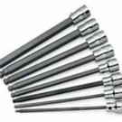 SK HAND TOOL 8 Piece 3/8" Dr. Metric LongBall Hex Bit Socket Set (3MM - SK19748