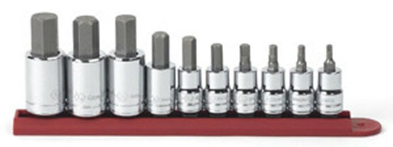 GEARWRENCH 10 Piece SAE Hex Bit SocketSet KD80579