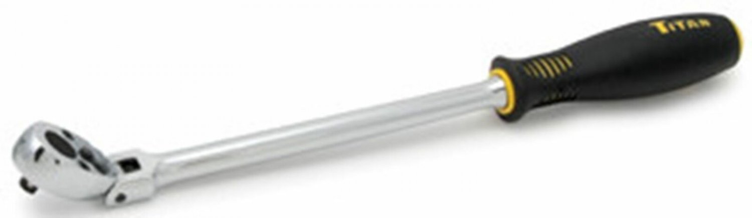 TITAN 1/4"Dr. 12" Extra-LongFlex-Head Ratchet TN11300