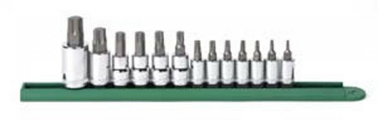 GEARWRENCH 13 Pc. Torx Press Fit (2Pc.)Bit Socket Set KD80723
