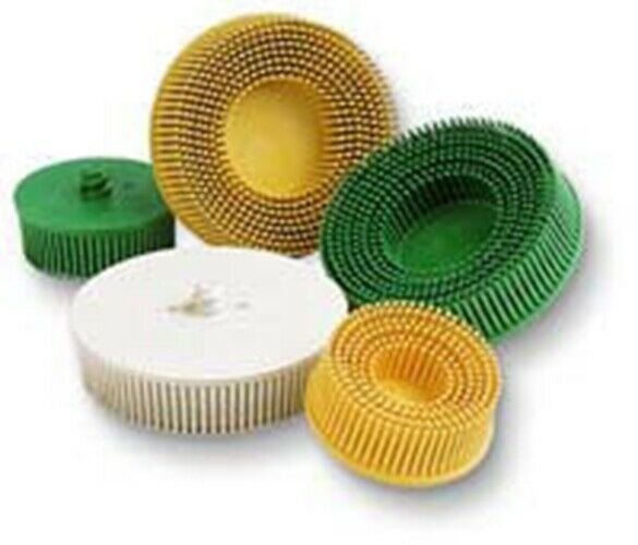 3M COMPANY 2" Scotch-Brite Roloc BristleDiscs Yellow MM07525