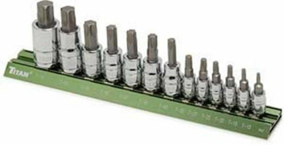 TITAN 13 Piece Star Bit Torx?? SetT10-T70 TN16122