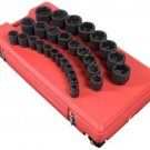 SUNEX TOOL 3/4 Drive 29 Piece SAE ShallowImpact Socket Set SU4696
