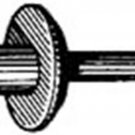 W & E SALES CO NYLON BLIND RIVET-BLACK 6.3MM WE2266
