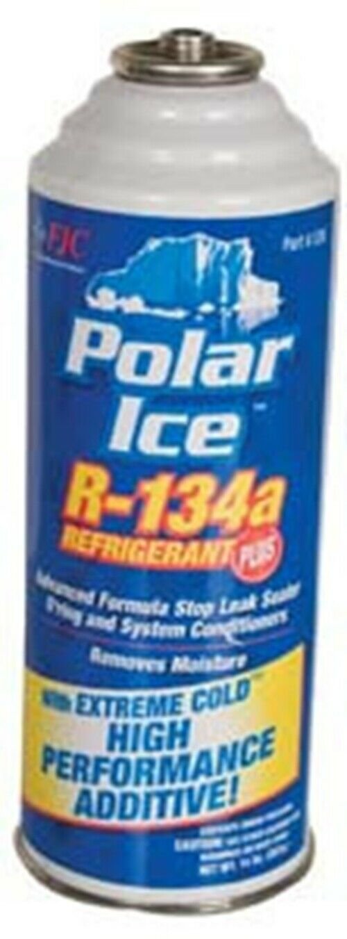 FJC INC. R134A Polar Ice R134a and Leak Sealer 14oz Replacement Can FJ536