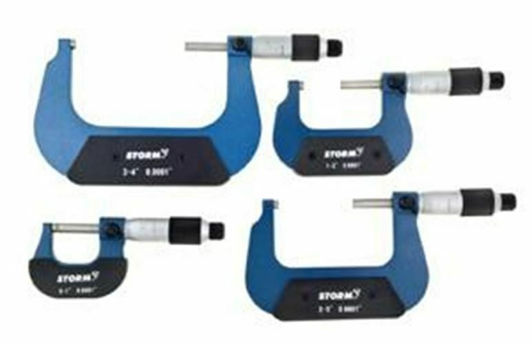 CENTRAL TOOLS INC. 0-4&Aring;&cedil;?&iuml;&iquest;&frac12; Micrometer Set CE3M114