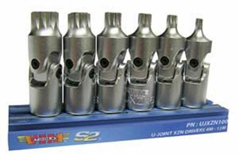 VIM TOOLS Universal Joint XZN TripleSquare Driver Set VMUJXZN100