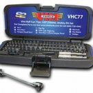 VIM TOOLS 77 Piece Half Cut Bit Set VMVHC77