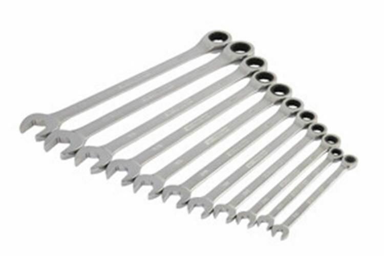 STEELMAN 11 Pc. 2.5?? SAE RatchetingWrench Set JS78981