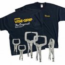 VISEGRIP 5 Piece Vise Grip WeldingSet with FREE T-Shirt VG544T