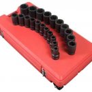 SUNEX TOOL 1" Drive Deep 21 Piece SAEImpact Socket Set SU5693