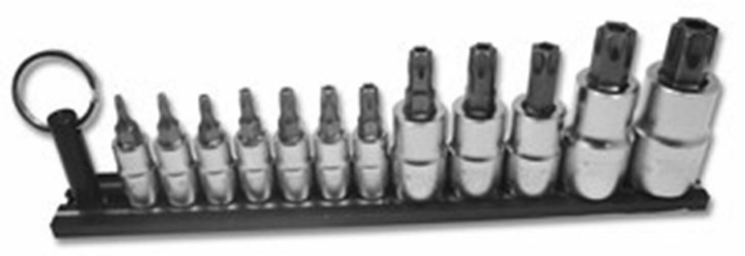 VIM TOOLS 12 Pc Standard Tamper TorxSocket Set VMTMS-TRTORX