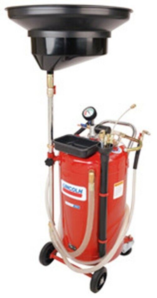 LINCOLN 25-gallon Used Fluid ComboDrain/Evacuator LN3639