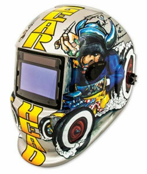 Shop Iron Gearhead Solar Powered AutoDark Welding Helmet SO41290