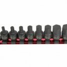 SUNEX TOOL 8 Pc 3/8" Dr. Metric StubbyImpact Hex Driver Set SU3645