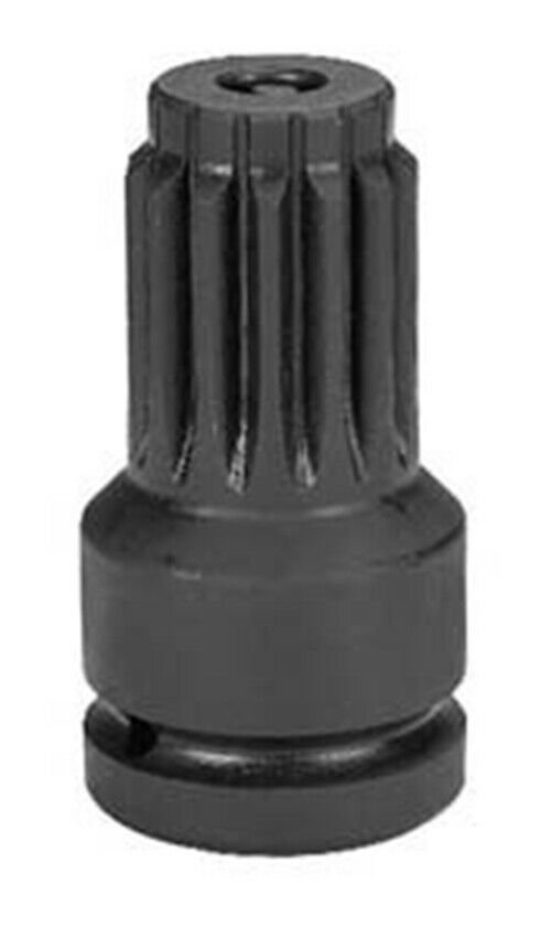 GREY PNEUMATIC 3/4" Female x #5 Spline MaleAdapter with Pin Hole GY3011A