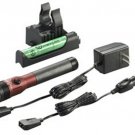 STREAMLIGHT Red Stinger LED HL AC/DC withPiggyback Charger SG75484