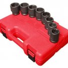 SUNEX TOOL 8 Piece SAE Impact Socket Set1x1-1/2" Standard Depth SU4680