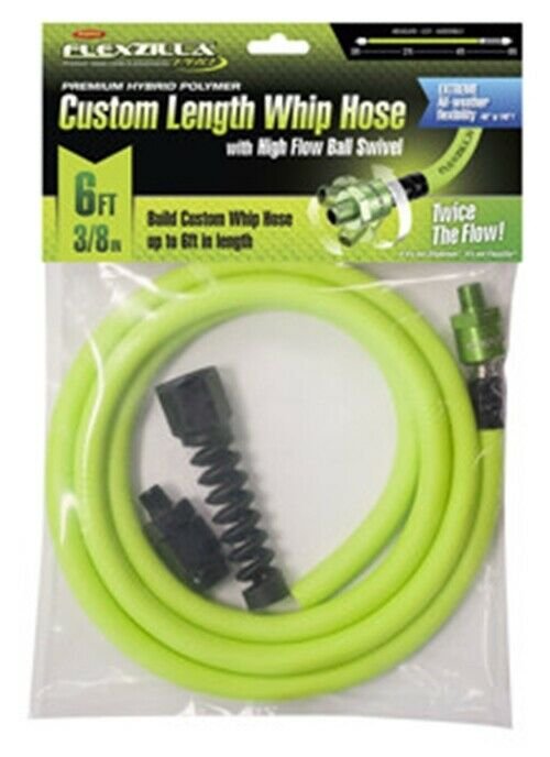LEGACY Flexzilla?? Pro Custom LengthHose with Ball Swivel Reusable MTHFZP3806YW2