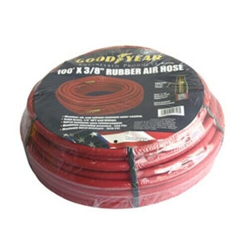 GRIP-ON-TOOLS 100' x 3/8" Red Goodyear AirHose GA12758