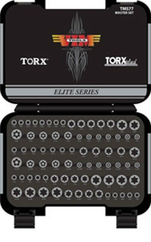 VIM TOOLS 77 Piece Torx Master Set VMTMS77