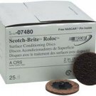 3M COMPANY 2" Coarse Roloc ConditioningCleaning Discs MM07480