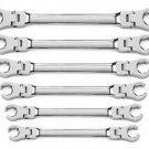 GEARWRENCH 6 Piece Metric Flex FlareNut Wrench Set KD81911