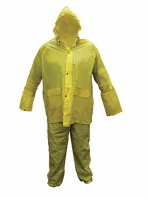 SAS SAFETY CORP Light Weight PVC Rain SuitX-Large SS6814