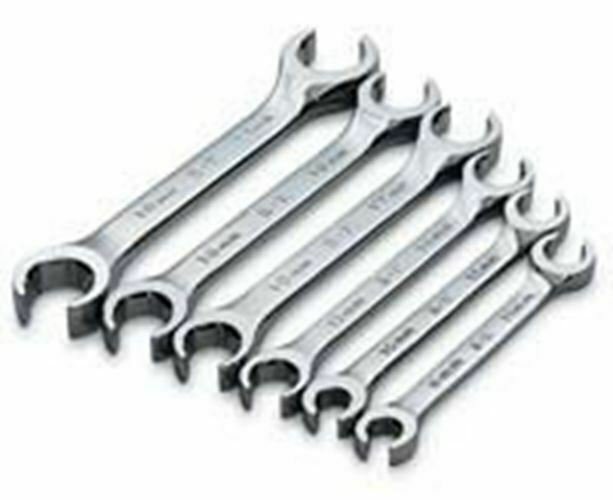 SK HAND TOOL 6 Piece 6 Point Offset FlareNut Wrench Set SK378