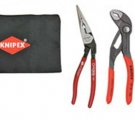 KNIPEX 3 PC Cobra?? Pliers and AngledLong Nose Set KX9K0080123US