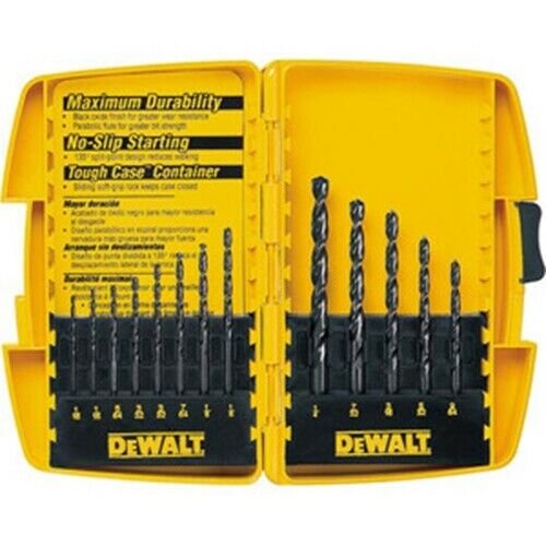 DEWALT 13-Pc. Black Oxide Drill BitSet DW1163