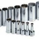 SK HAND TOOL 13 Pc 3/8" Dr 12Pt Deep SAE SK4453 4453