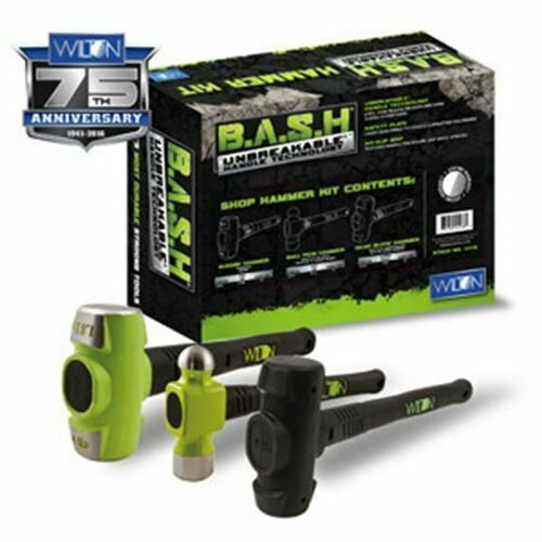 WALTER MEIER MANUFACTURING INC 3 Piece Shop Bash Hammer Set WL11112