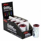 MILTON 1/4" NPTF ColorFit Couplers M Style Red MI715MC