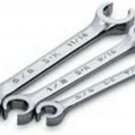 SK HAND TOOL 3 Piece 6 Point FractionalFlare Nut Wrench Set SK383