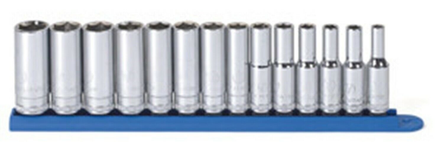 GEARWRENCH 3/8 Drive Metric 14 Pc 6 PtMid Length Socket set 6-19mm KD80554S