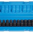 GREY PNEUMATIC 3/8" Drive 12 Point 10 PieceStand Length Metric Univ Set GY1610UM