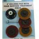 S & G TOOL AID 2" Holding Pads With FourSurface Treatment Discs TA94540