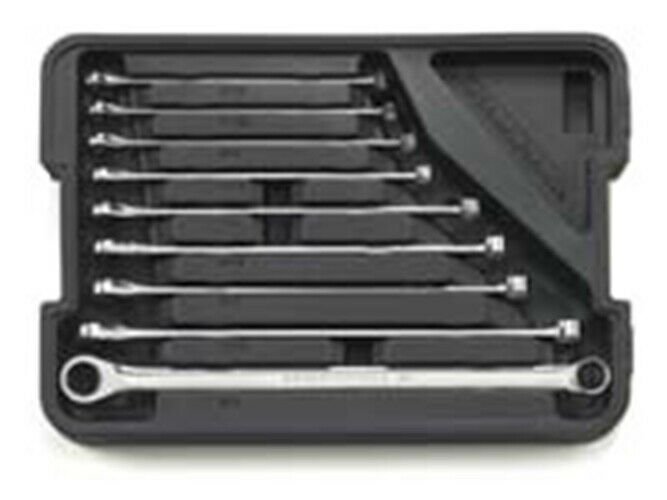 GEARWRENCH 9 Piece XL 0?? Gear and BoxRatcheting Wrench Set SAE KD85998