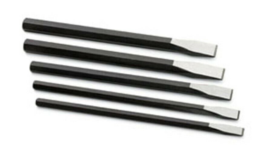 SK HAND TOOL 5 Piece Long Flat Chisel Set SK6065